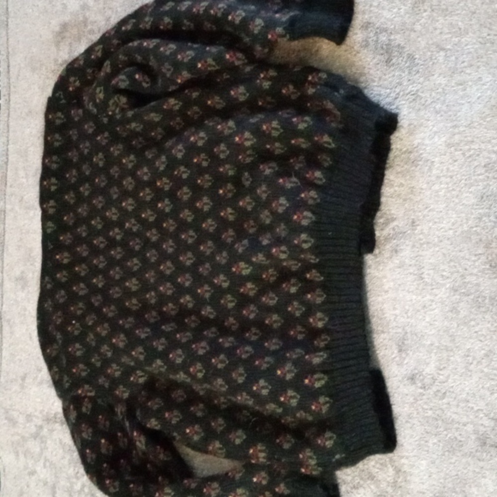 Vitabella Norway mohair Christmas cactus sweater **missing buttons** - Picture 8 of 8